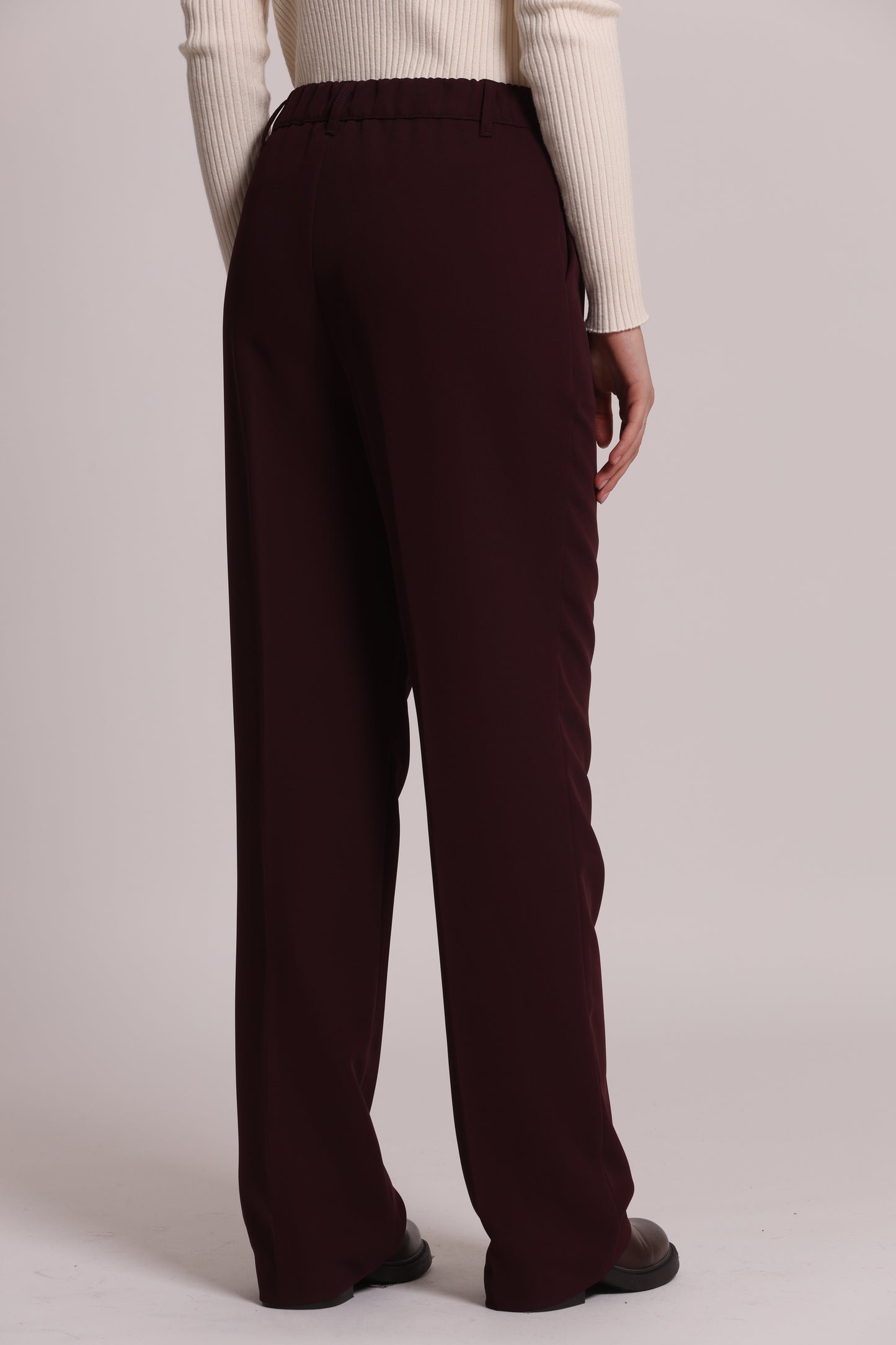 PANTALONE PALAZZO CON ELASTICO DIETRO