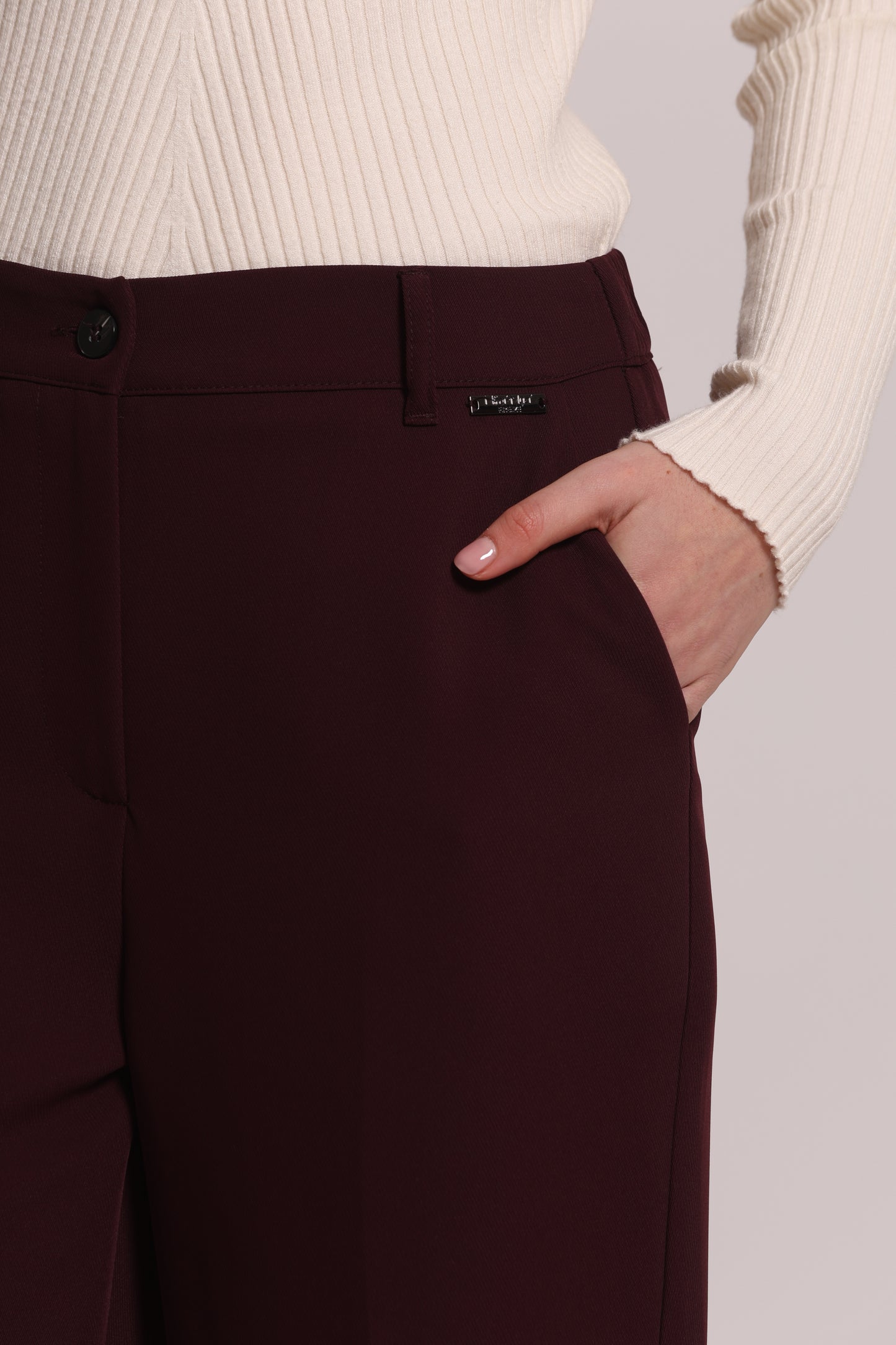 PANTALONE PALAZZO CON ELASTICO DIETRO