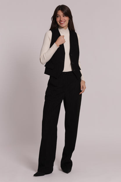 PANTALONE PALAZZO GESSATO