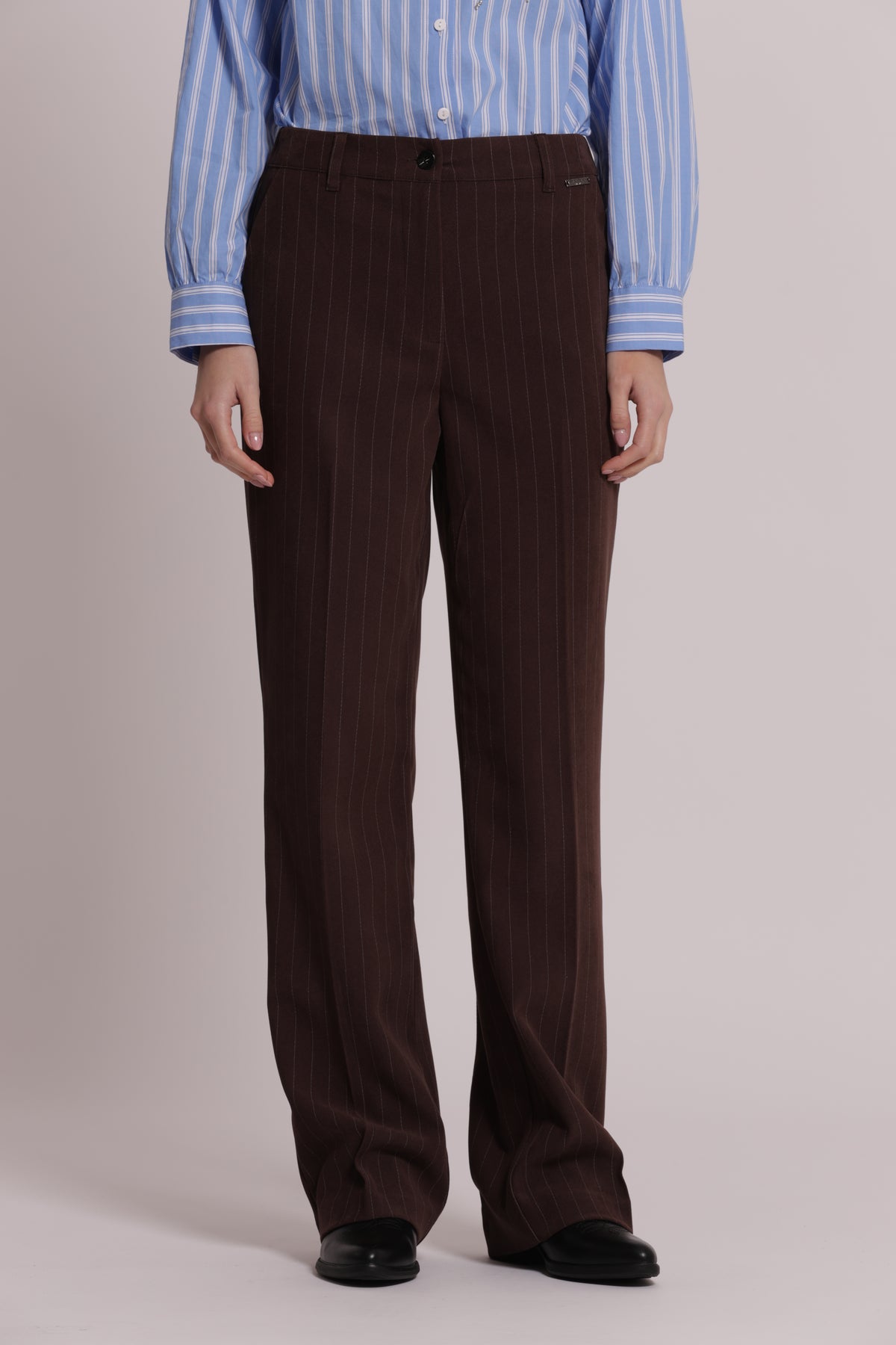 PANTALONE PALAZZO GESSATO