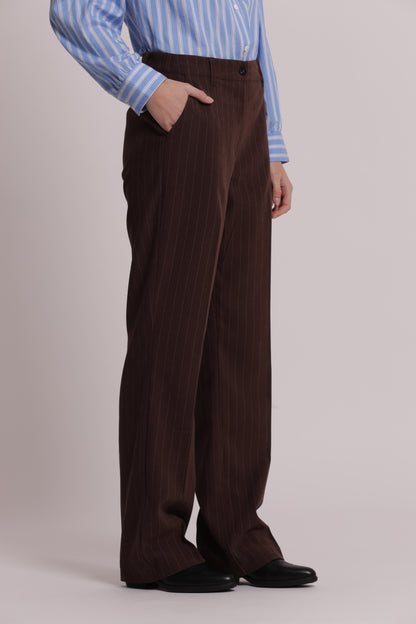 PANTALONE PALAZZO GESSATO