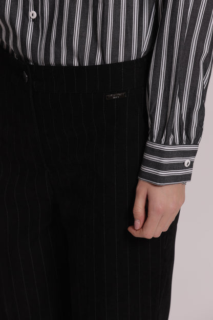 PANTALONE SIGARETTA GESSATO