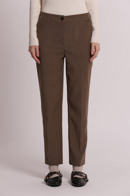 PANTALONE SIGARETTA GESSATO