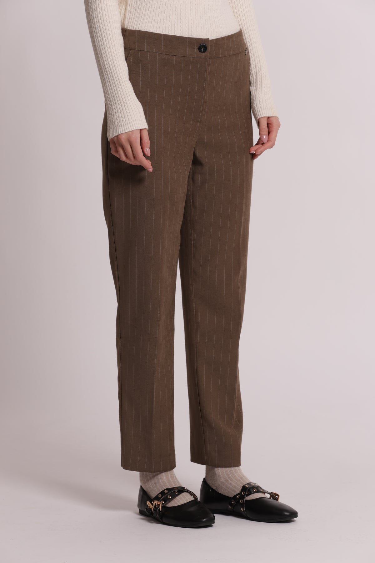 PANTALONE SIGARETTA GESSATO