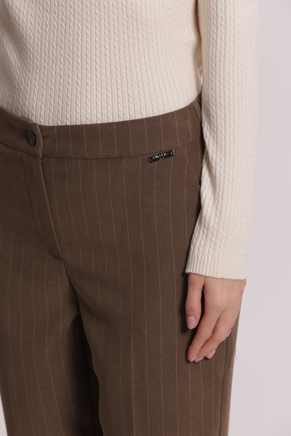 PANTALONE SIGARETTA GESSATO