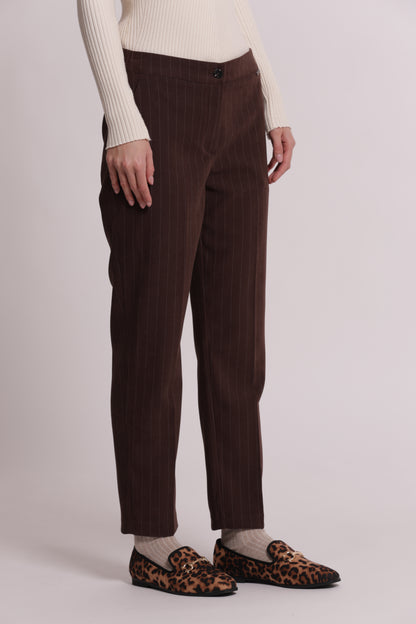 PANTALONE SIGARETTA GESSATO
