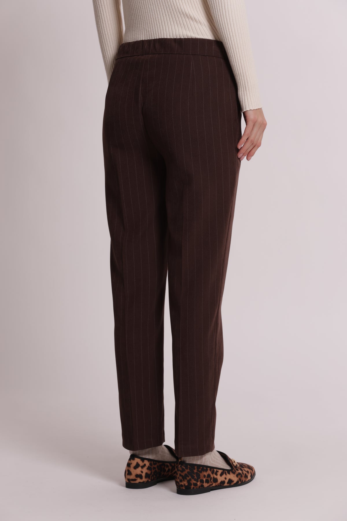 PANTALONE SIGARETTA GESSATO