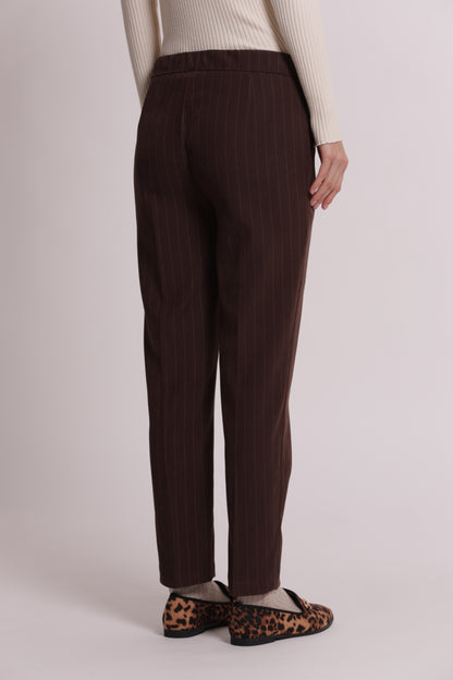 PANTALONE SIGARETTA GESSATO