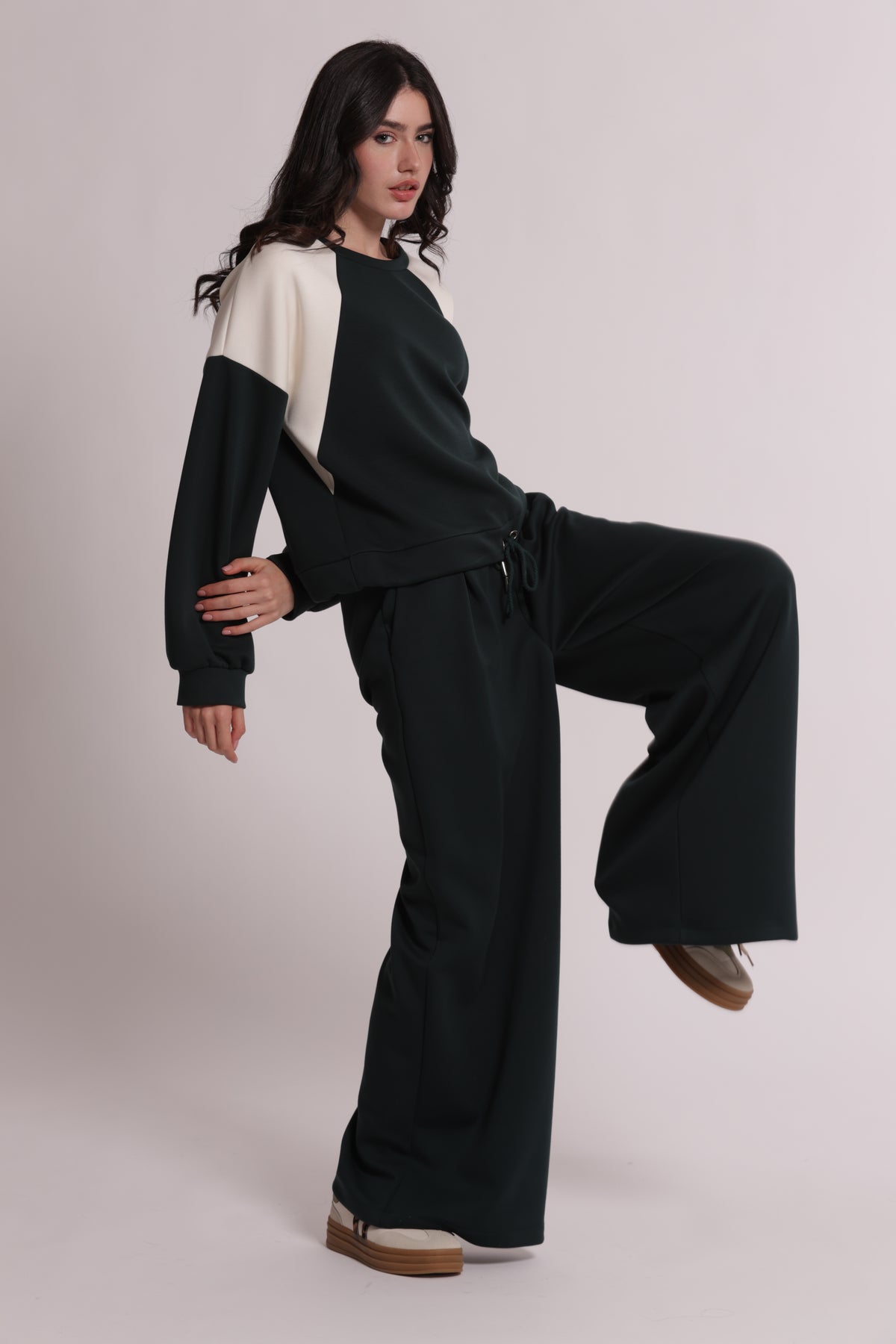PANTALONE DI FELPA PALAZZO