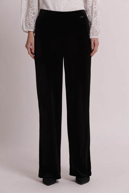 PANTALONE PALAZZO VELLUTO