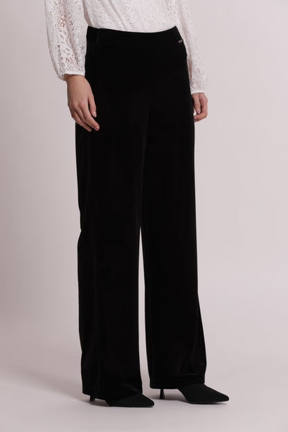 PANTALONE PALAZZO VELLUTO