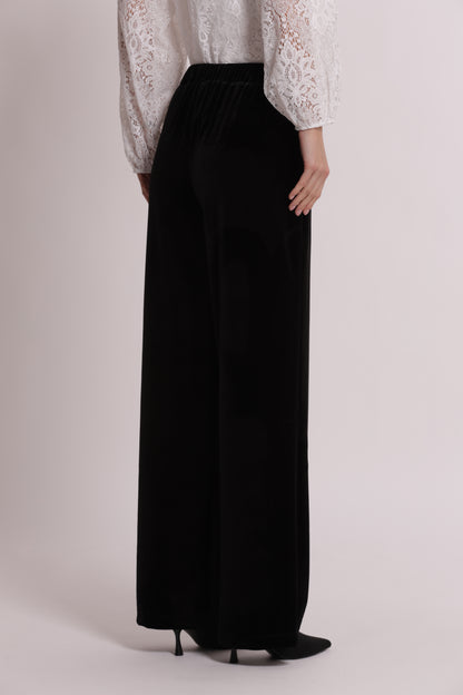 PANTALONE PALAZZO VELLUTO