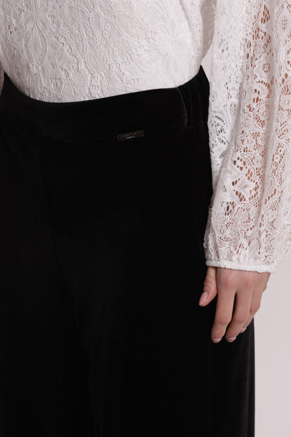 PANTALONE PALAZZO VELLUTO