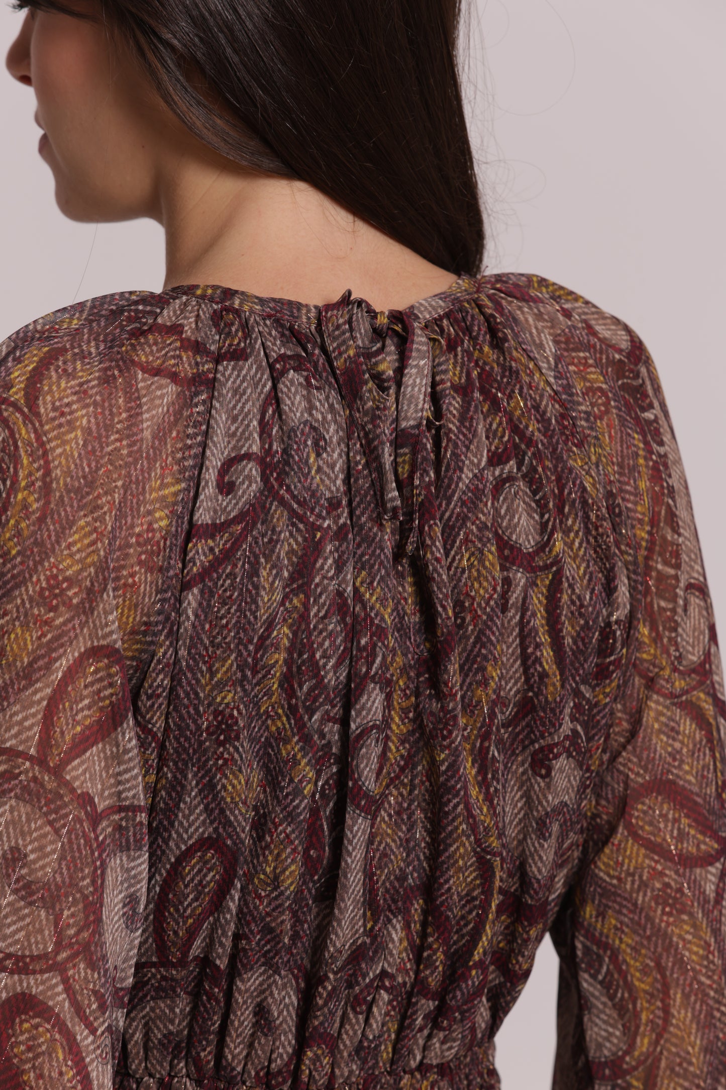 ABITO CORTO IN FANTASIA PAISLEY