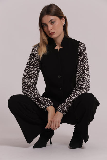 GILET IN SCUBA CREPE