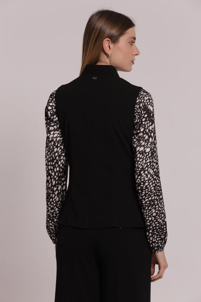 GILET IN SCUBA CREPE