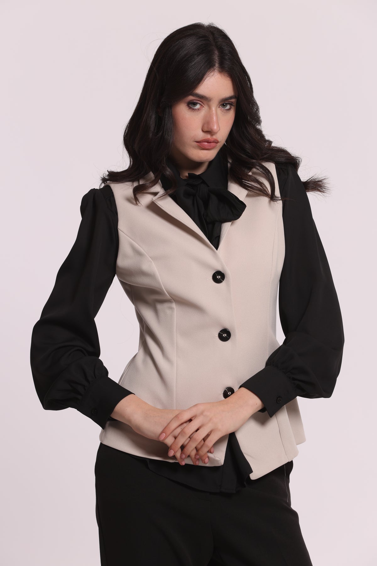 GILET IN SCUBA CREPE