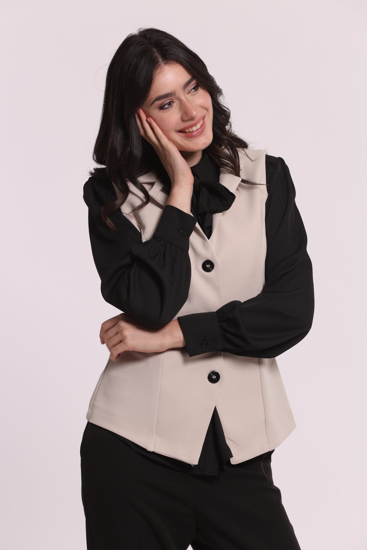 GILET IN SCUBA CREPE