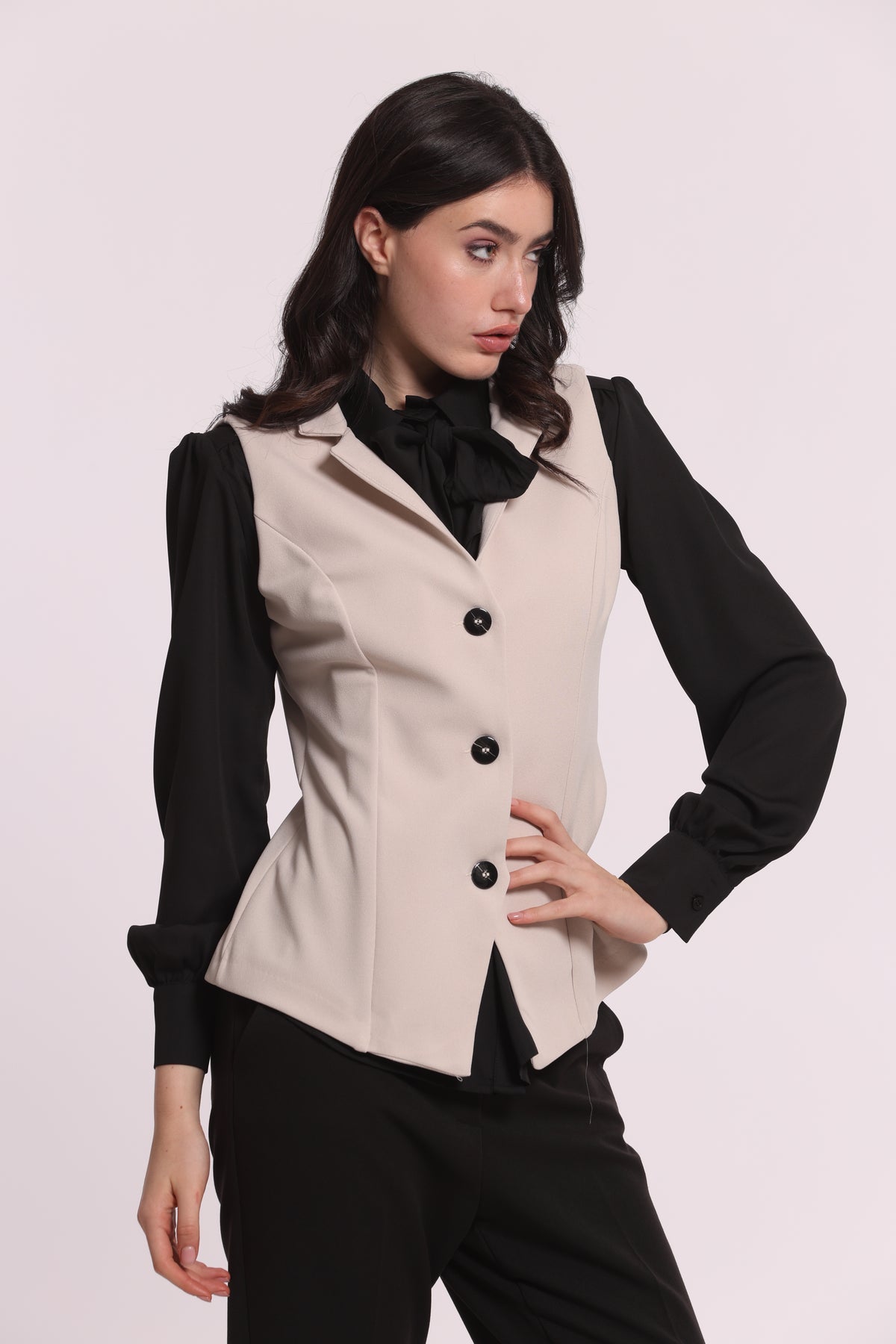 GILET IN SCUBA CREPE