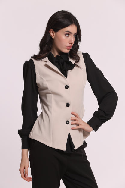 GILET IN SCUBA CREPE
