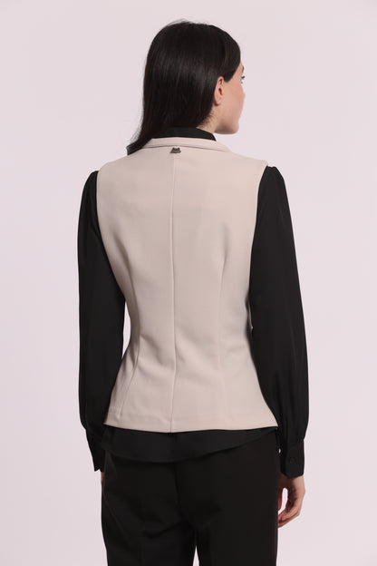 GILET IN SCUBA CREPE