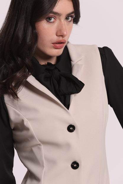 GILET IN SCUBA CREPE