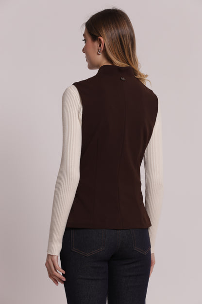 GILET IN SCUBA CREPE