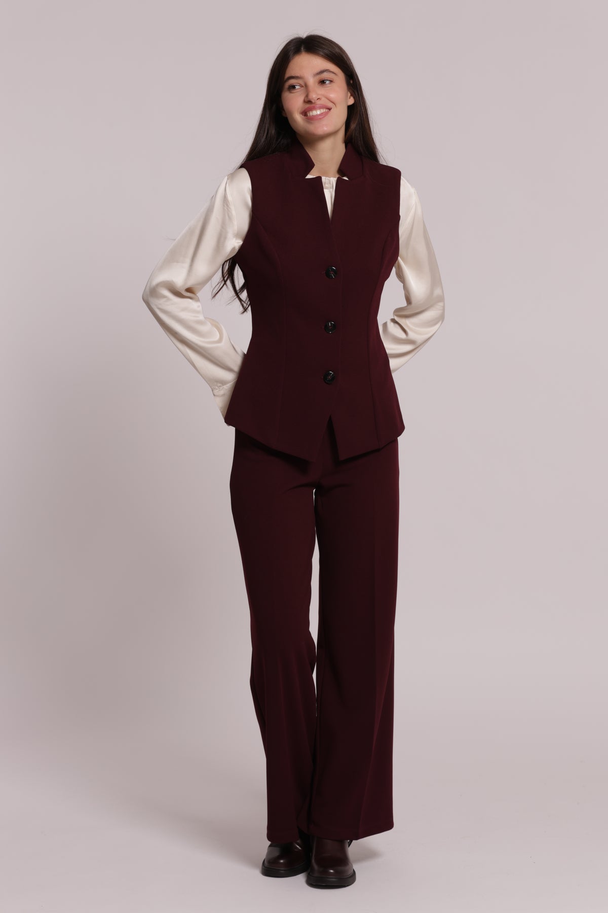 GILET IN SCUBA CREPE