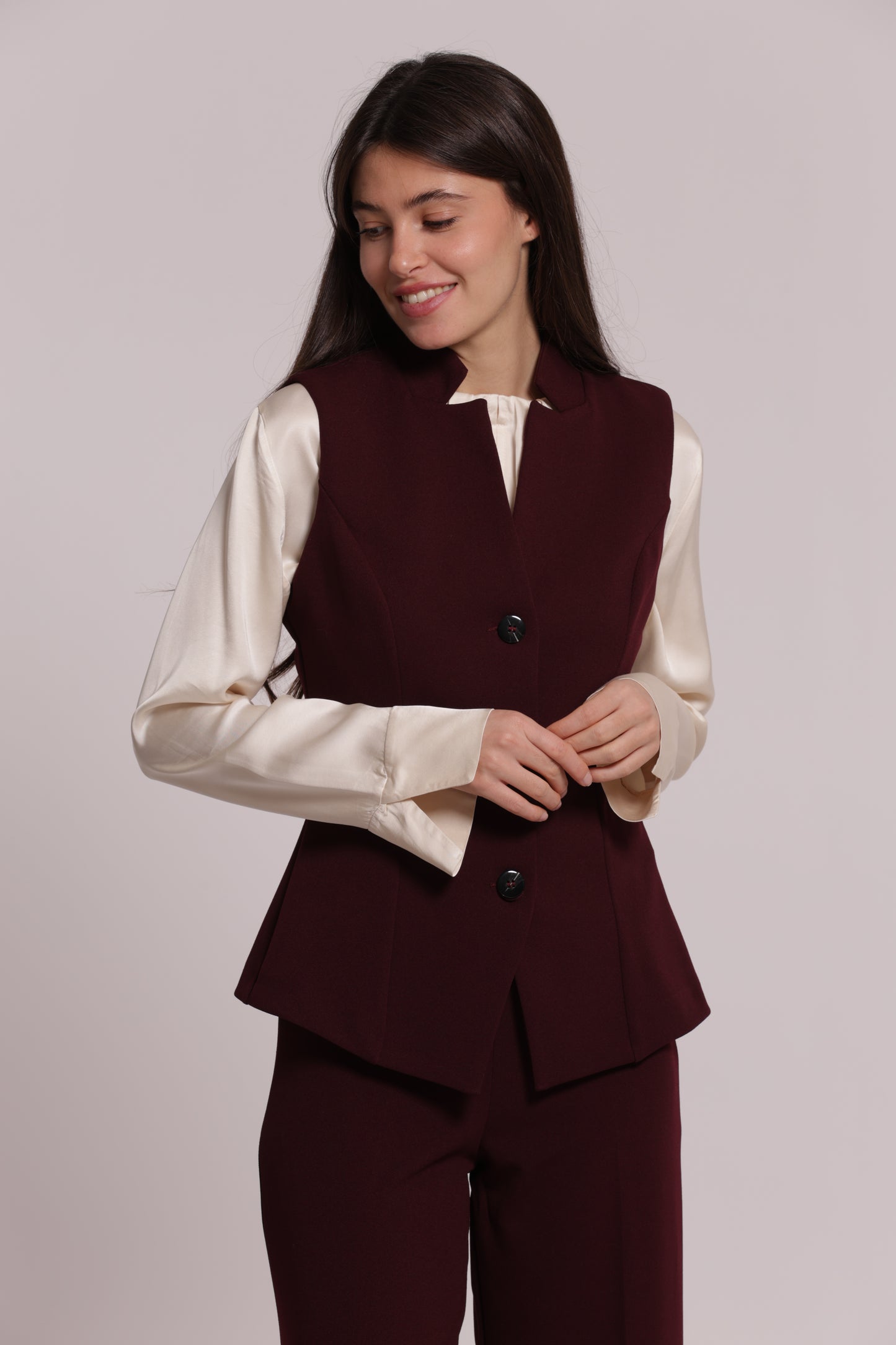 GILET IN SCUBA CREPE