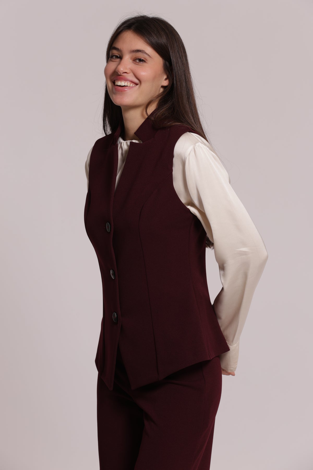 GILET IN SCUBA CREPE