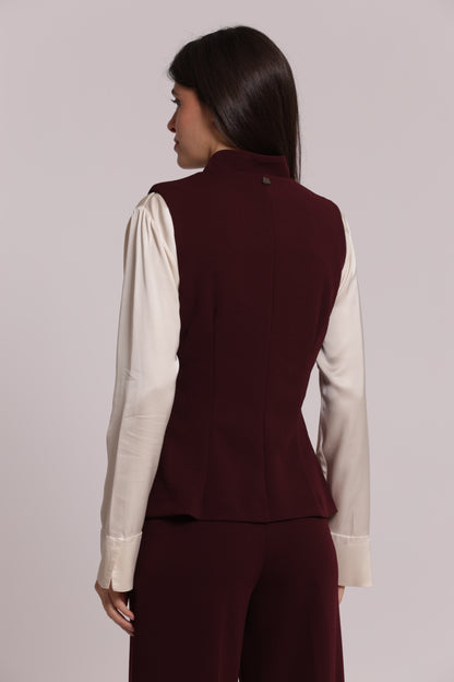 GILET IN SCUBA CREPE