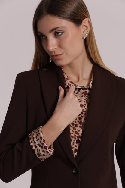 GIACCA CORTA IN SCUBA CREPE