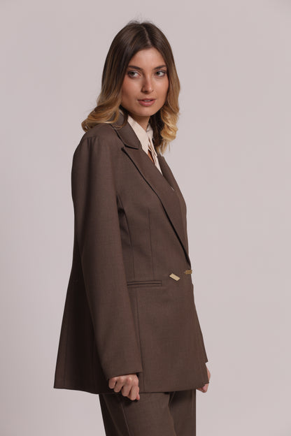 GIACCA CON BOTTONI METALLICI