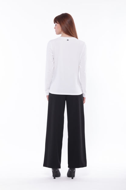 PANTALONE PALAZZO IN CREPE