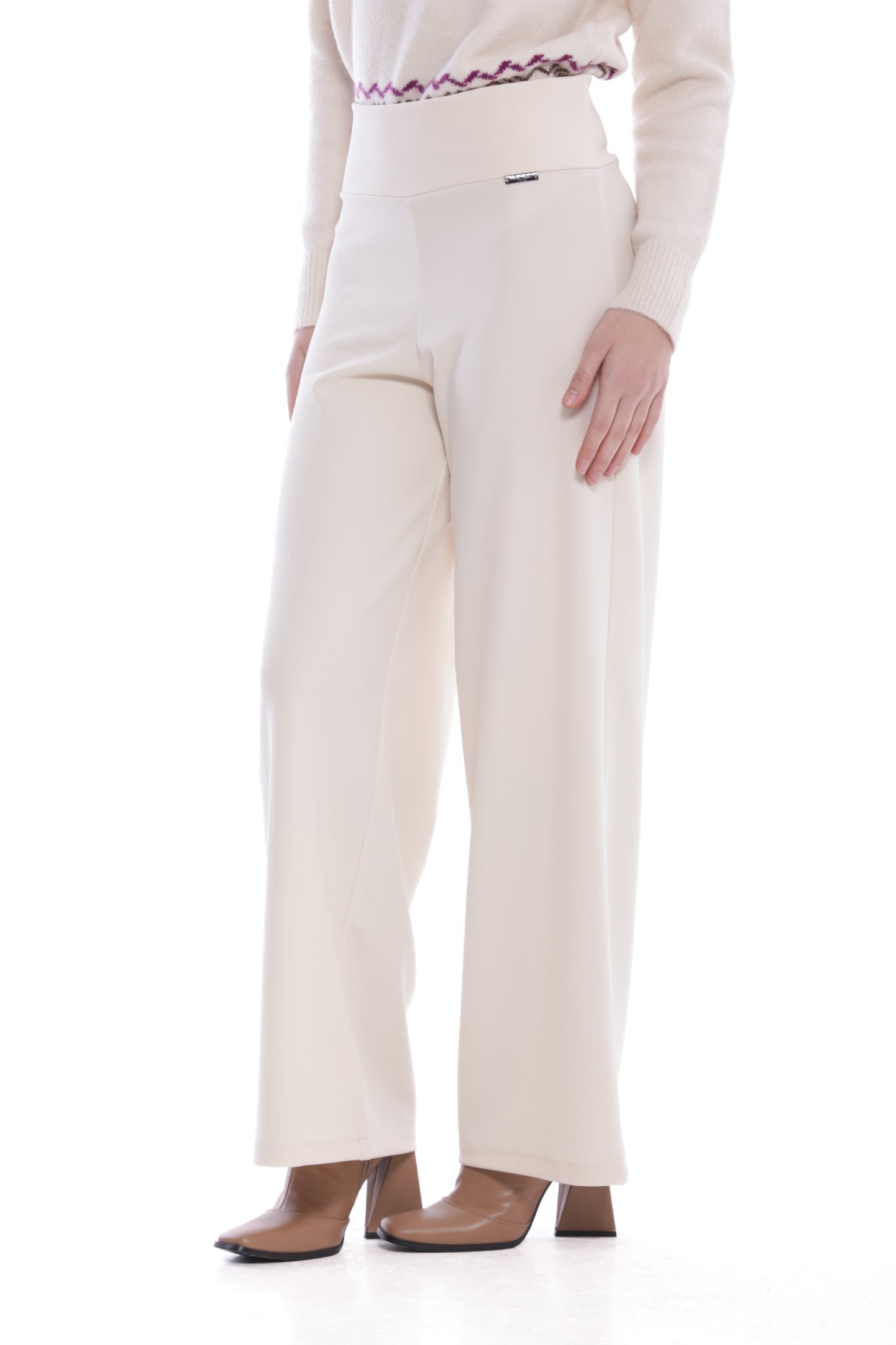 PANTALONE PALAZZO IN CREPE