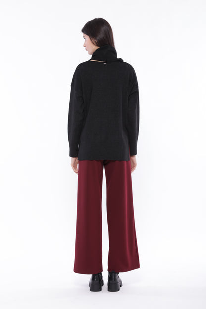 PANTALONE PALAZZO IN CREPE