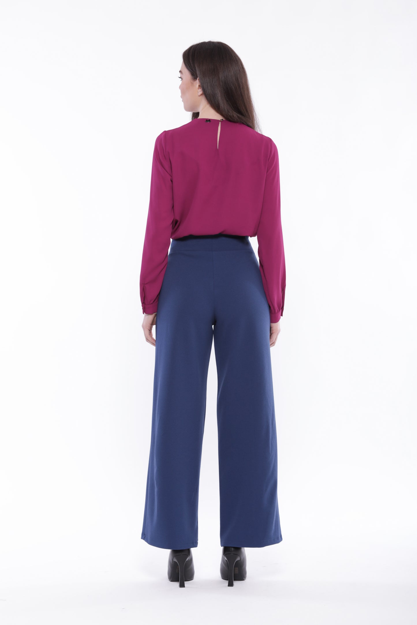 PANTALONE PALAZZO IN CREPE