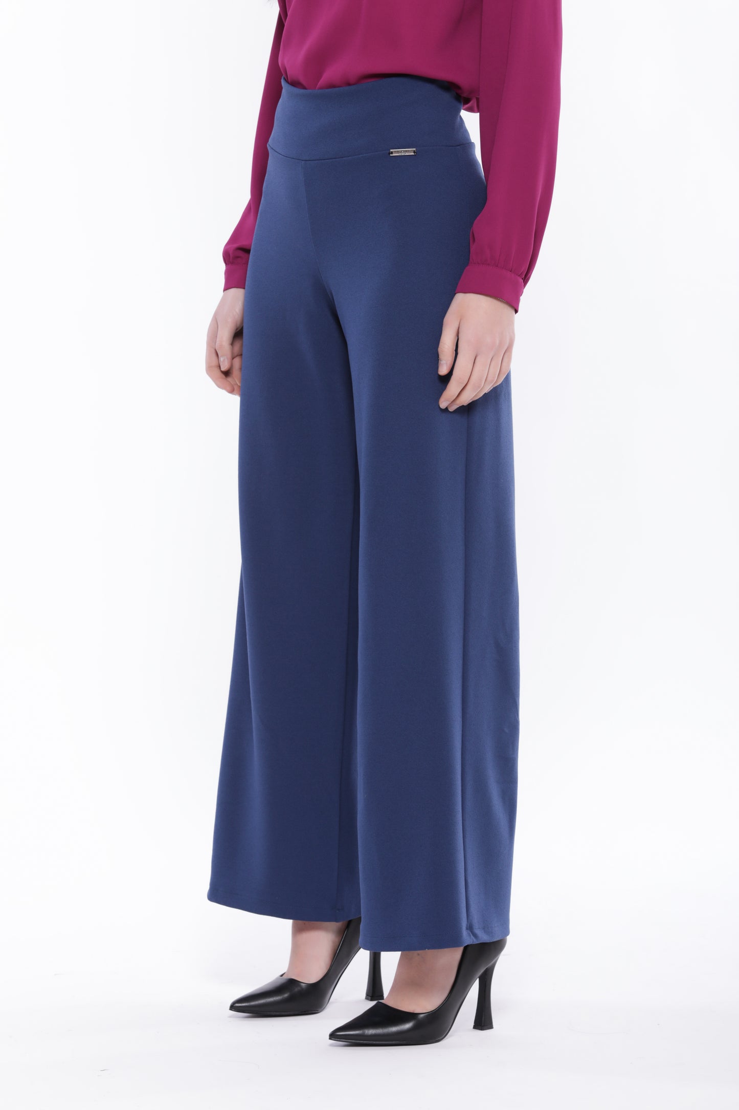 PANTALONE PALAZZO IN CREPE