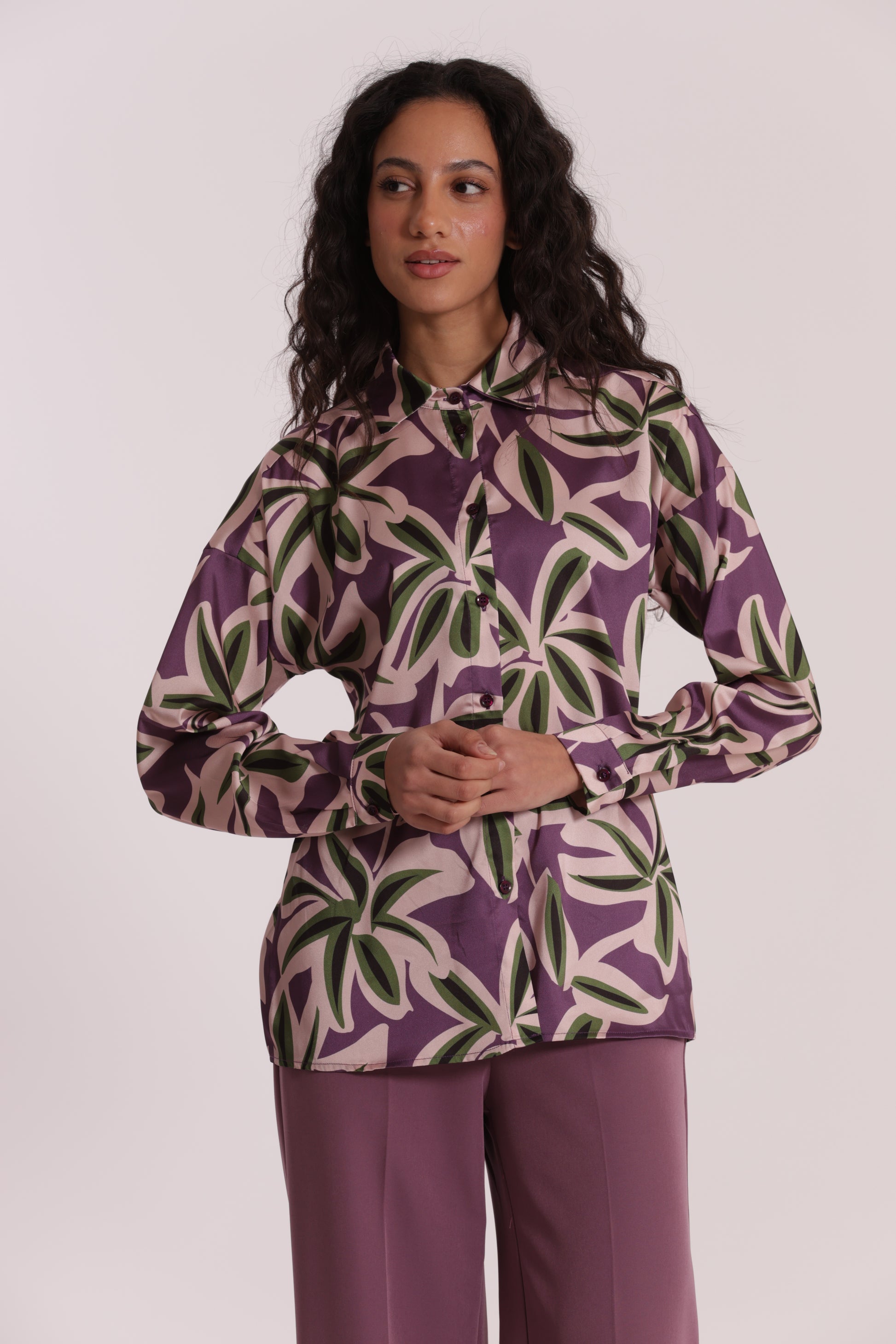 CAMICIA UOMO FANTASIA BOTANICA