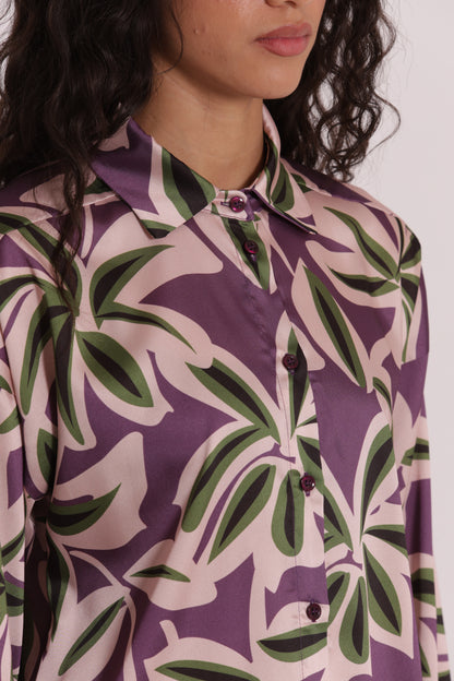 CAMICIA UOMO FANTASIA BOTANICA