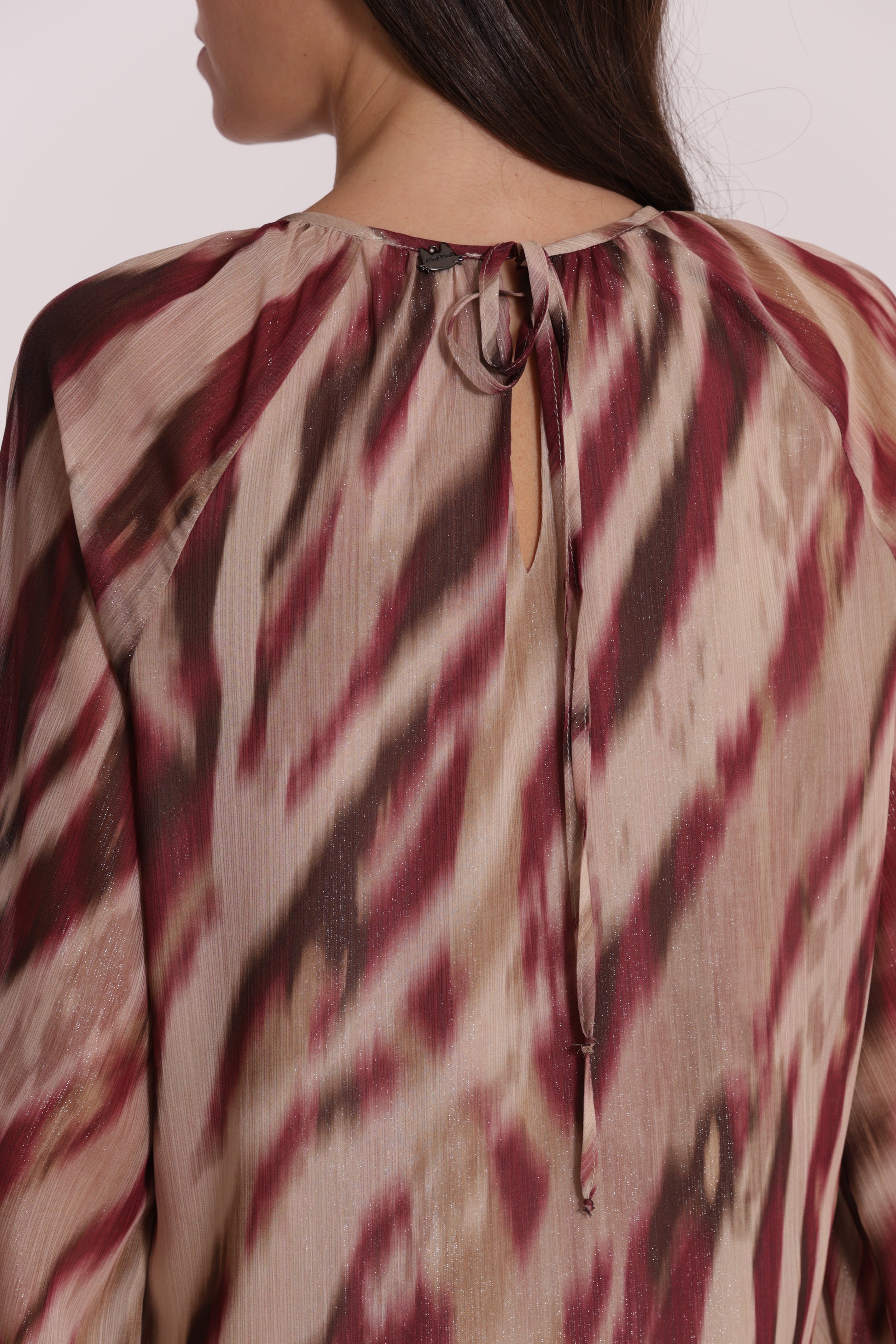 BLUSA SCOLLO TONDO FANTASIA PARADISEA