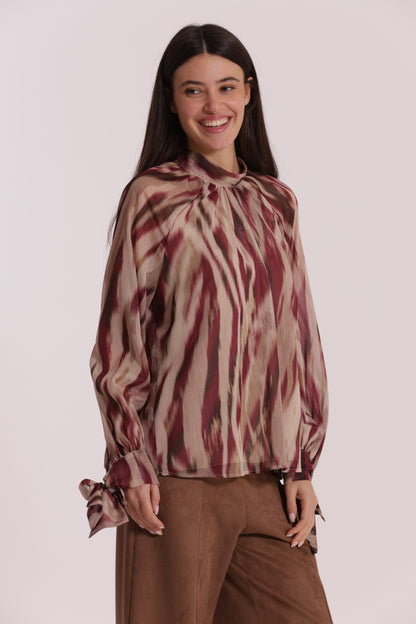 BLUSA CON FUSCIACCA FANTASIA PARADISEA