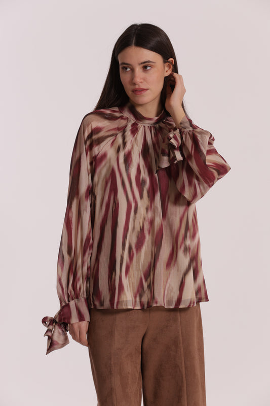 BLUSA CON FUSCIACCA FANTASIA PARADISEA