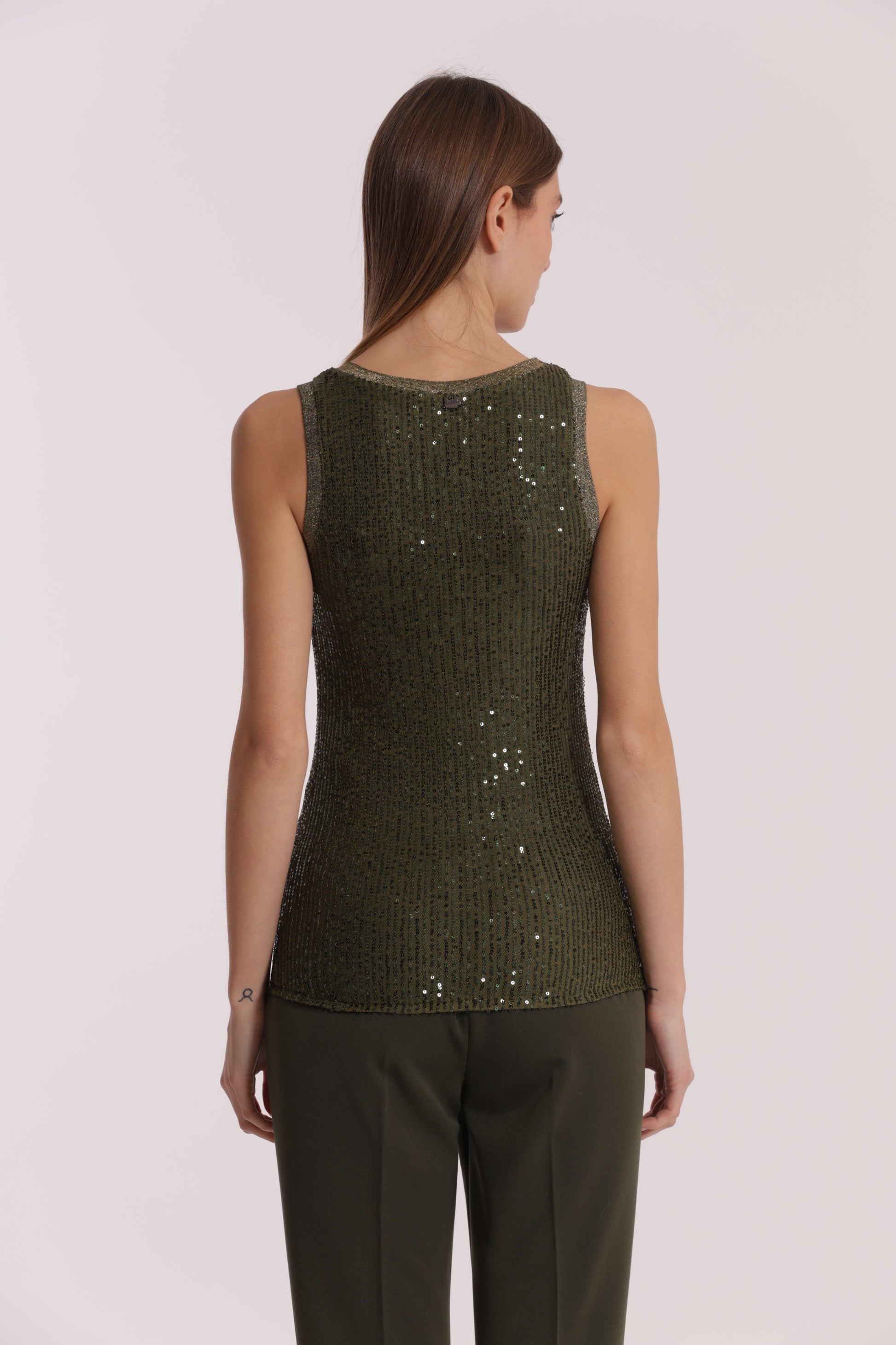 TOP DI PAILLETTES
