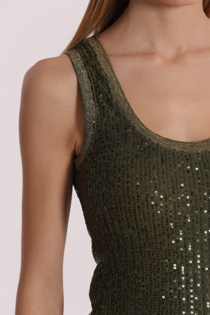 TOP DI PAILLETTES