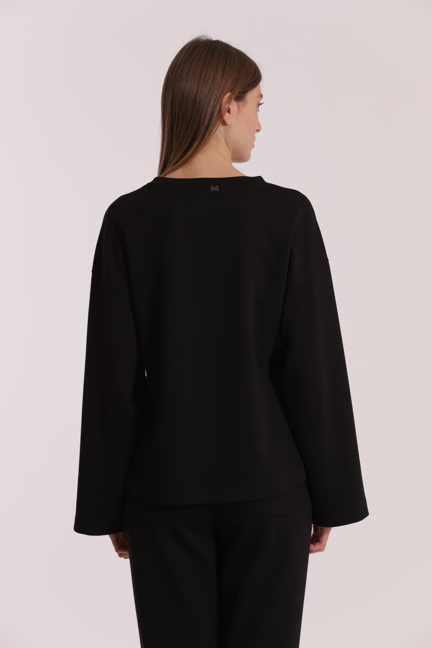 FELPA IN NEOPRENE CON PAILLETTES