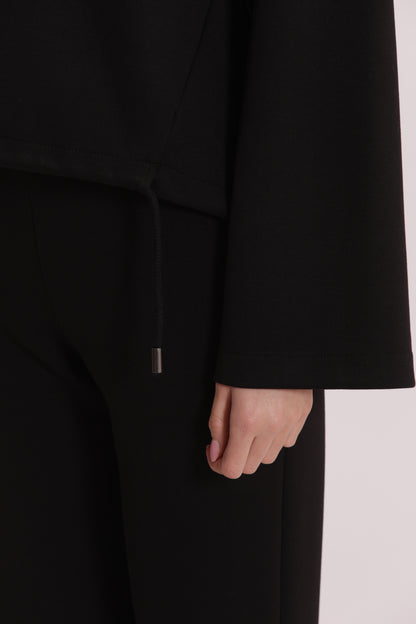 FELPA IN NEOPRENE CON PAILLETTES
