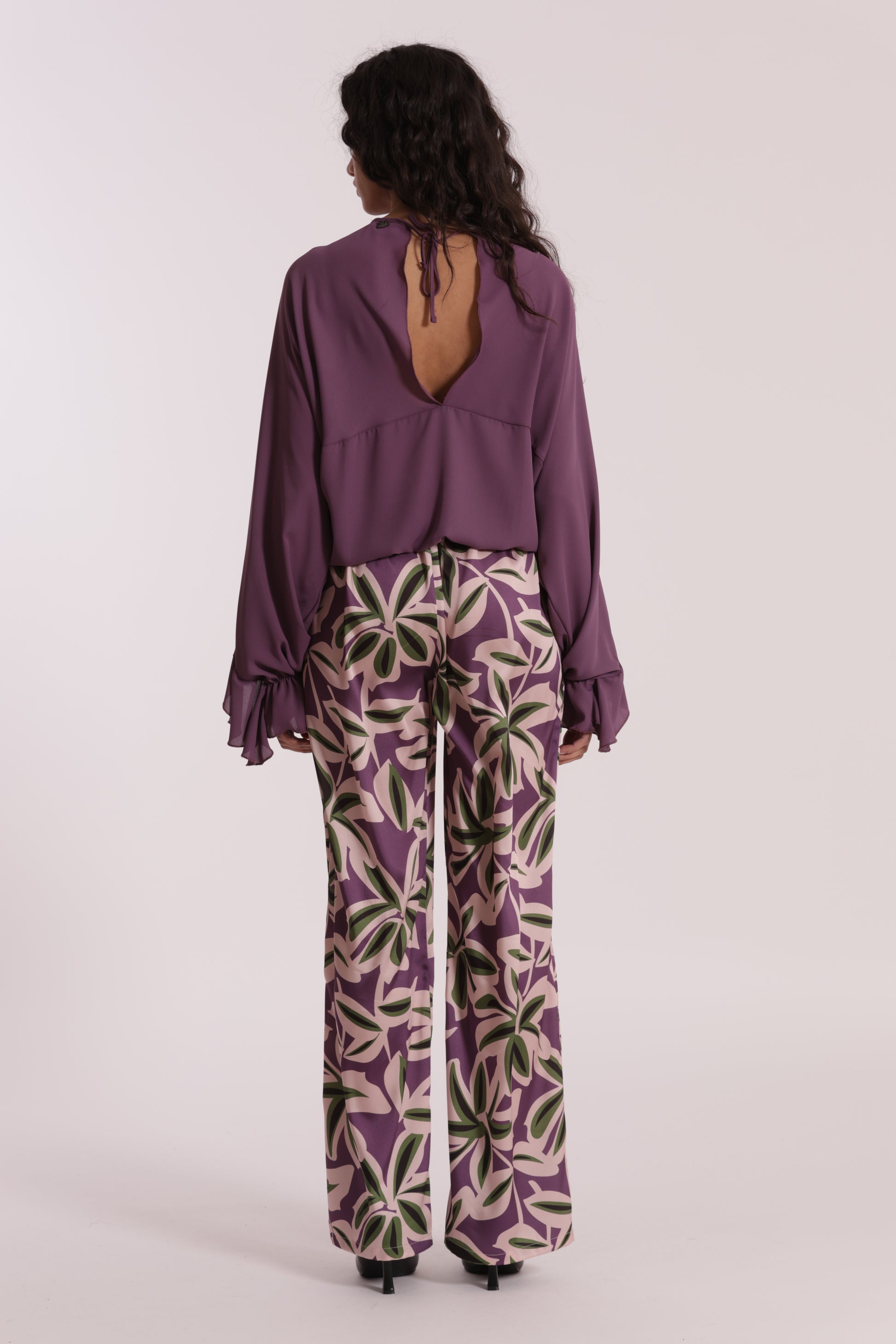 PANTALONE LUNGO FANTASIA BOTANICA