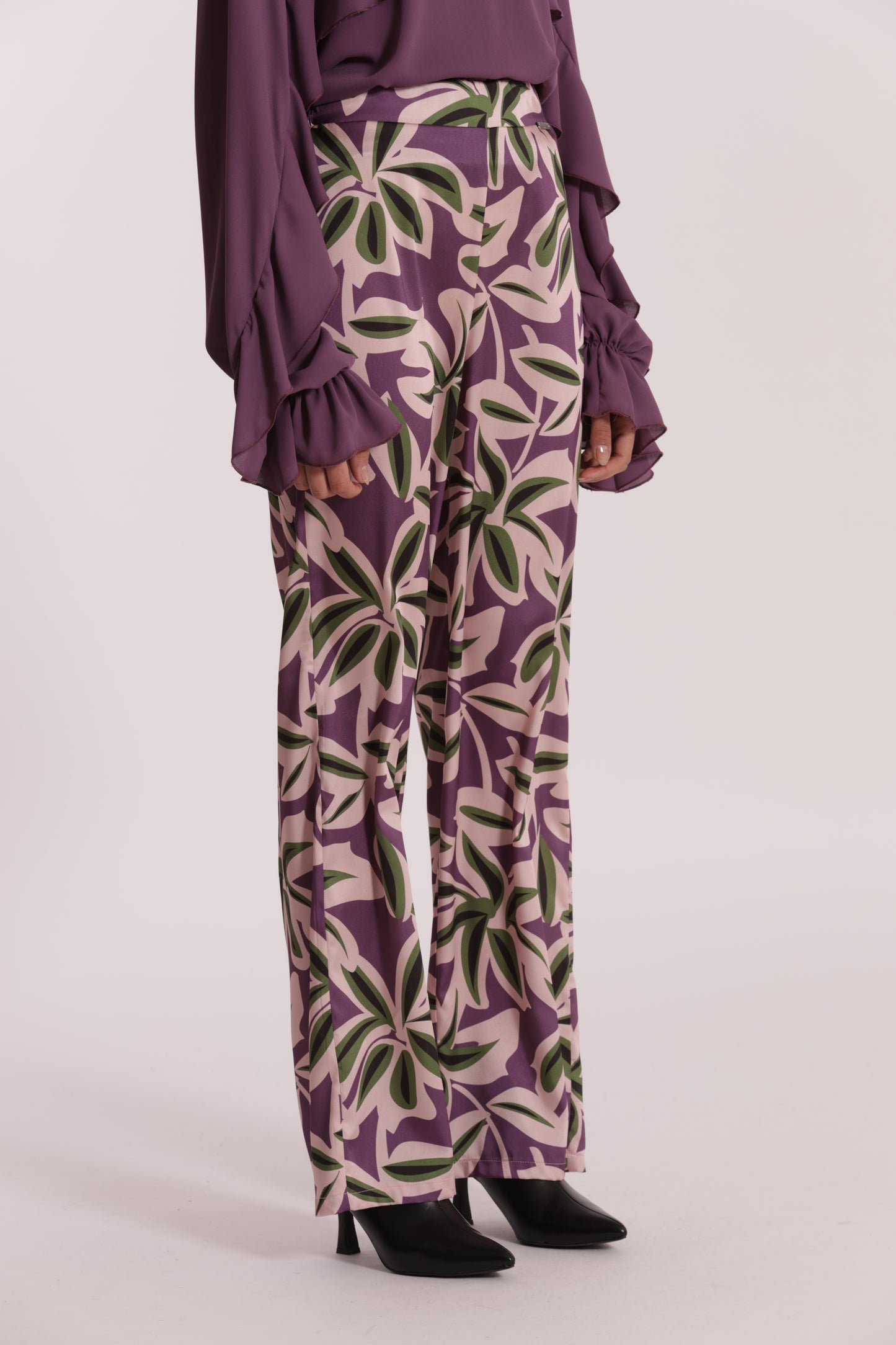 PANTALONE LUNGO FANTASIA BOTANICA