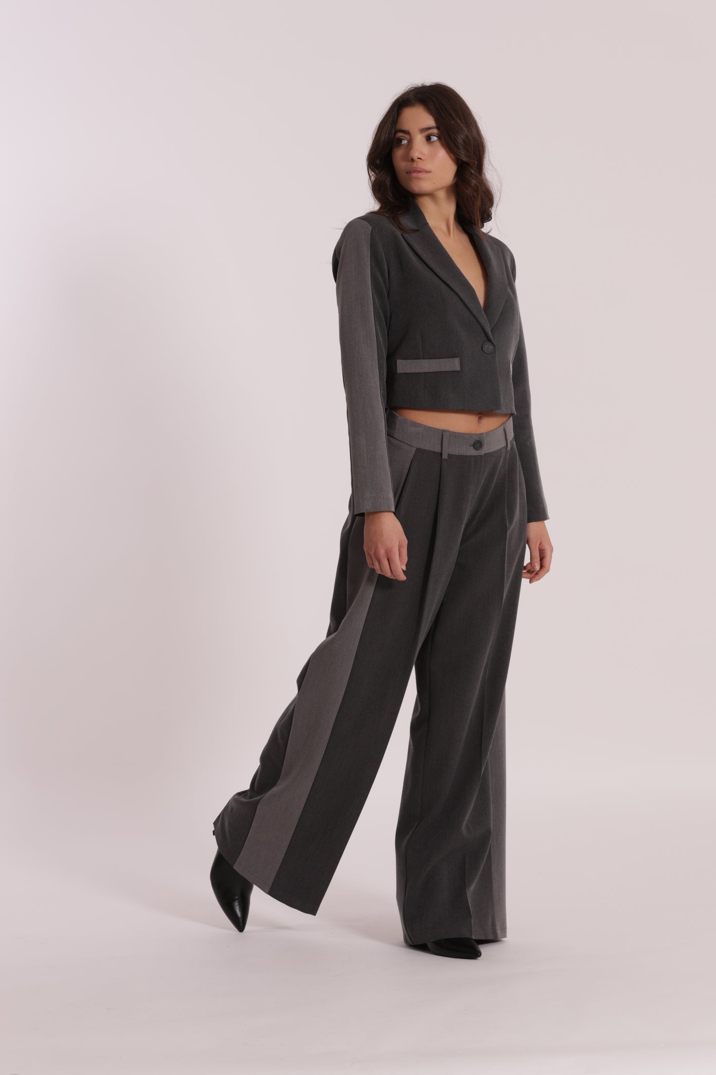 PANTALONE PALAZZO COLOR BLOCK